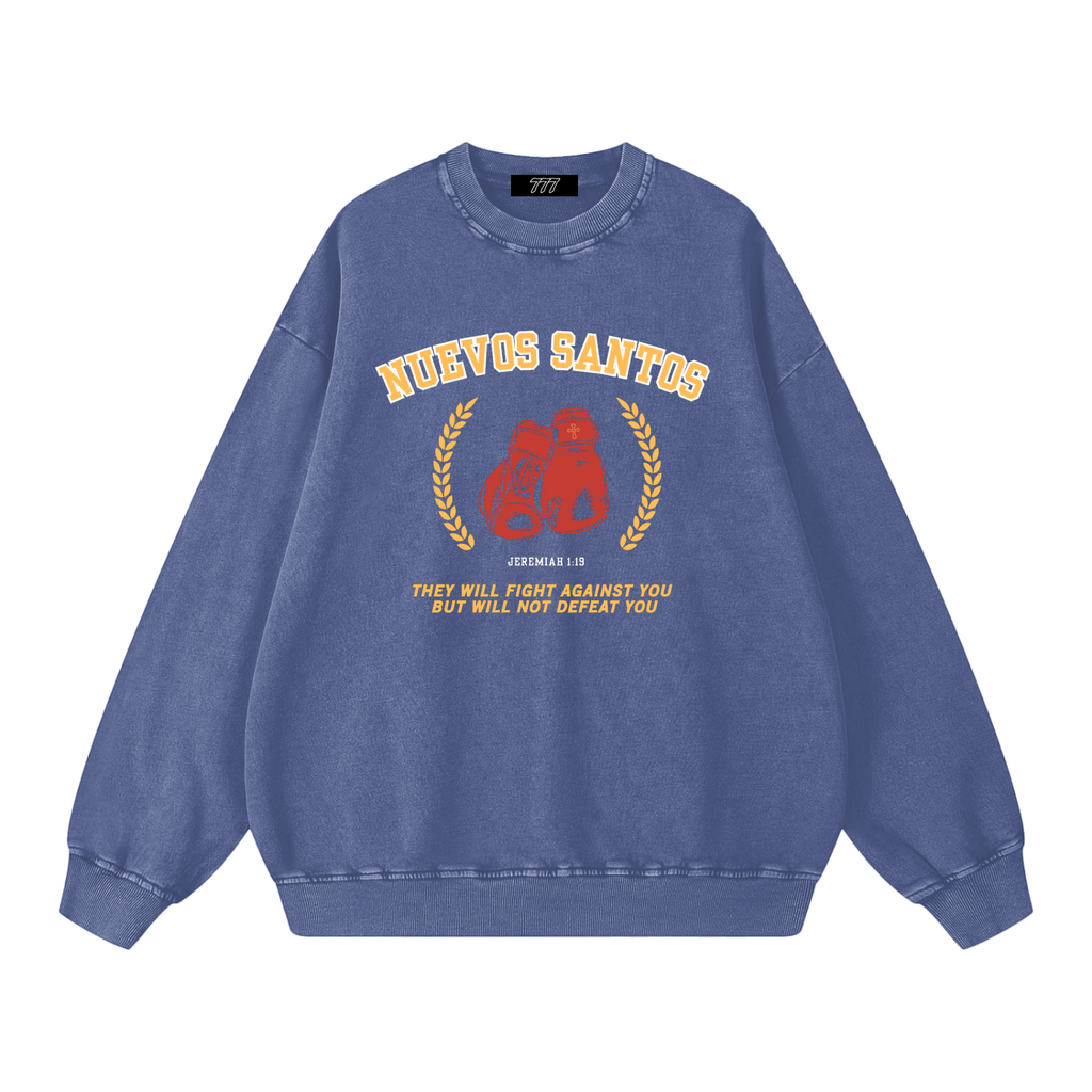 NUEVOS SANTOS | Mineral Washed Oversized Sweater