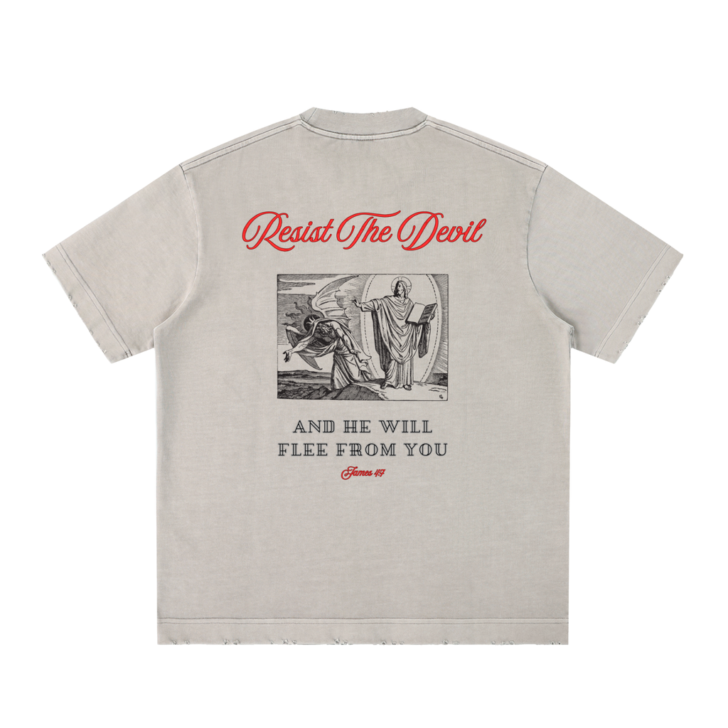 RESIST THE DEVIL | Heavy Vintage T-Shirt