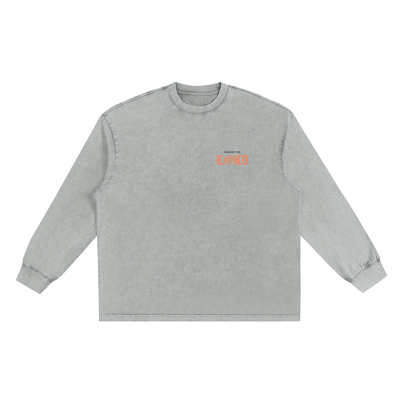 PRAISE THE LORD | Mineral Washed Long Sleeve Shirt