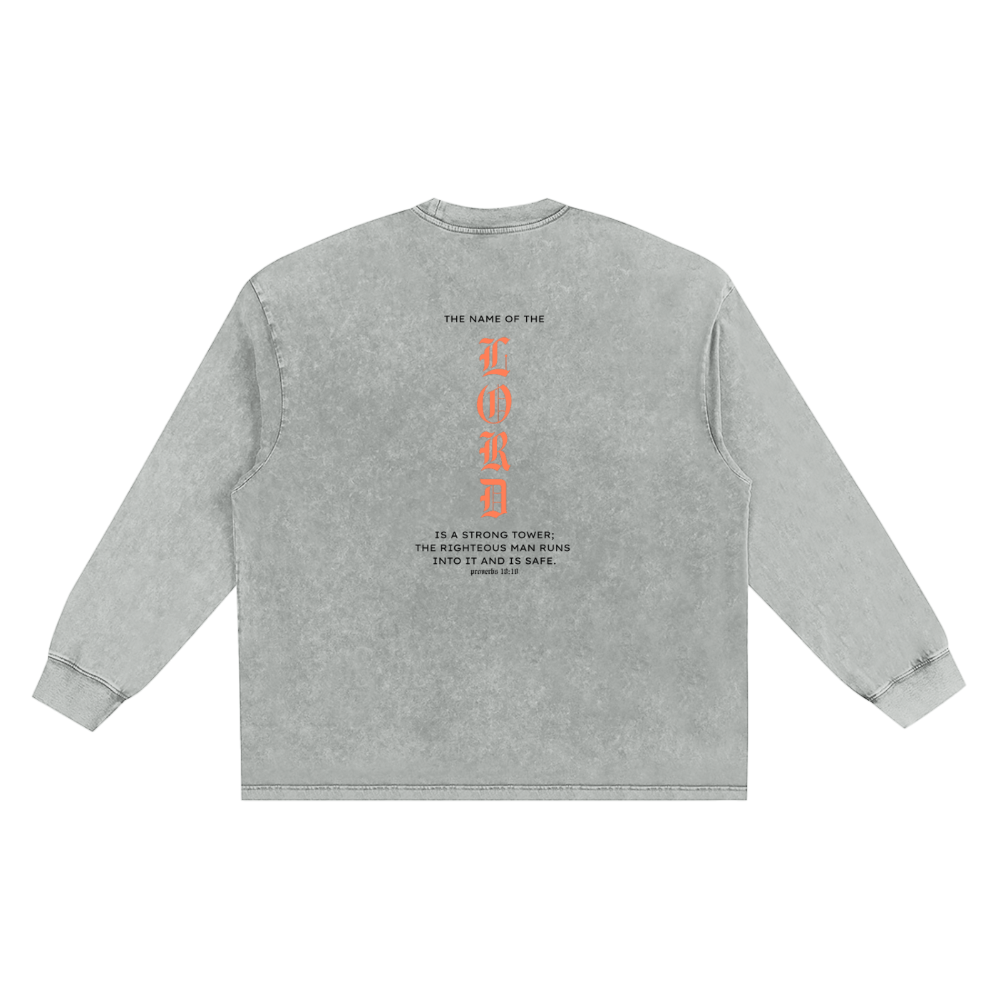 PRAISE THE LORD | Mineral Washed Long Sleeve Shirt