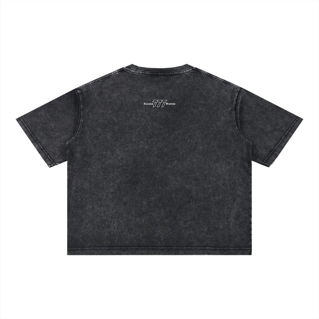FATHER FORGIVE THEM | Mineral Wash Boxy Cotton T-Shirt
