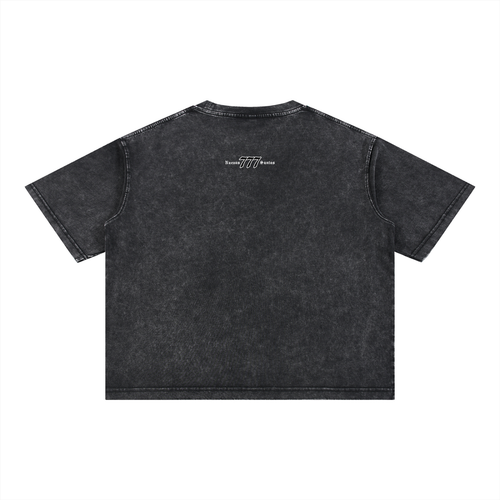 FATHER FORGIVE THEM | Mineral Wash Boxy Cotton T-Shirt