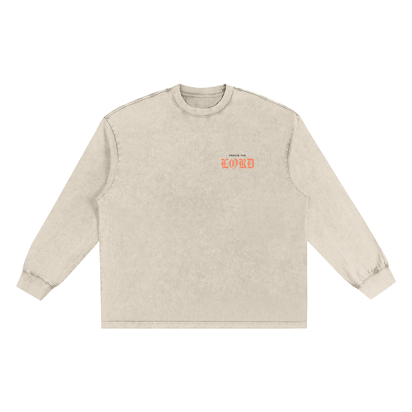 PRAISE THE LORD | Mineral Washed Long Sleeve Shirt