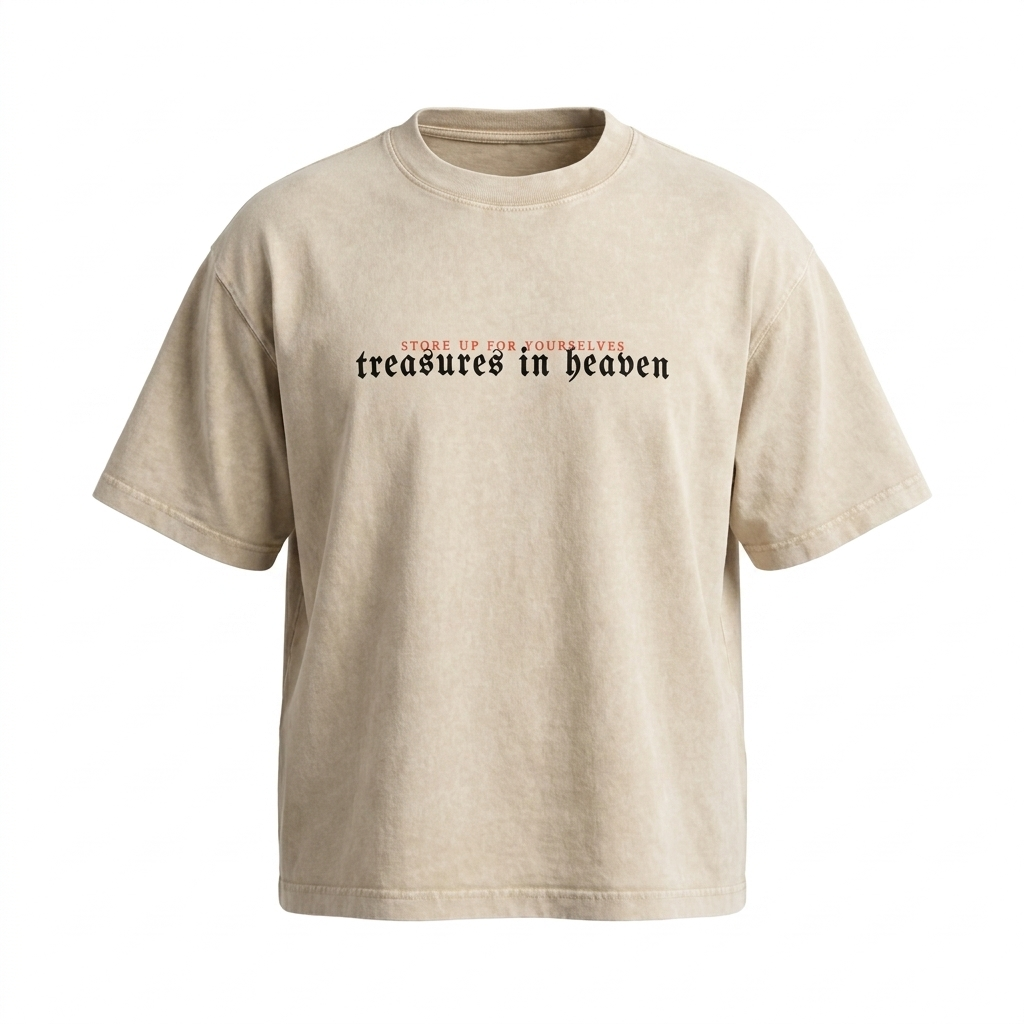 TREASURES IN HEAVEN | Mineral Washed T-shirt