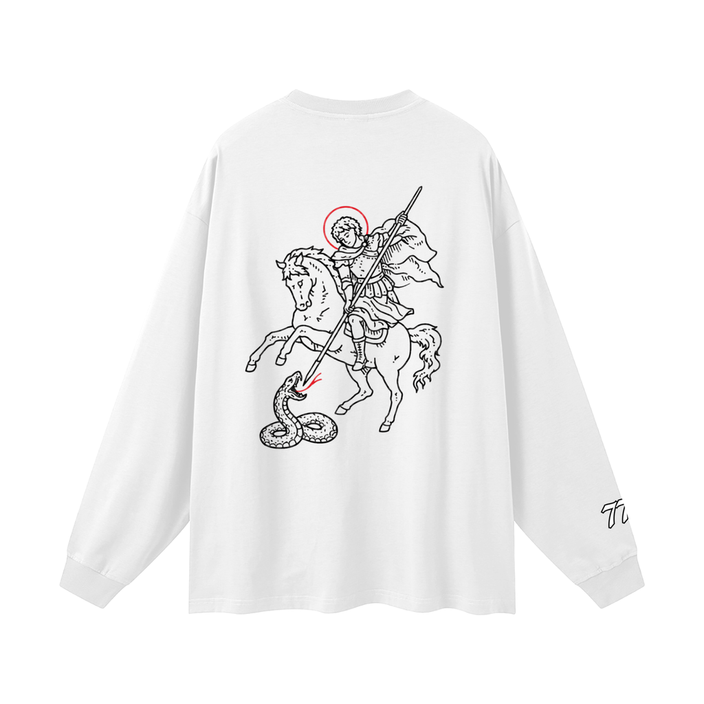 WEAPON OF CHRIST | Oversized Long Sleeve Shirt
