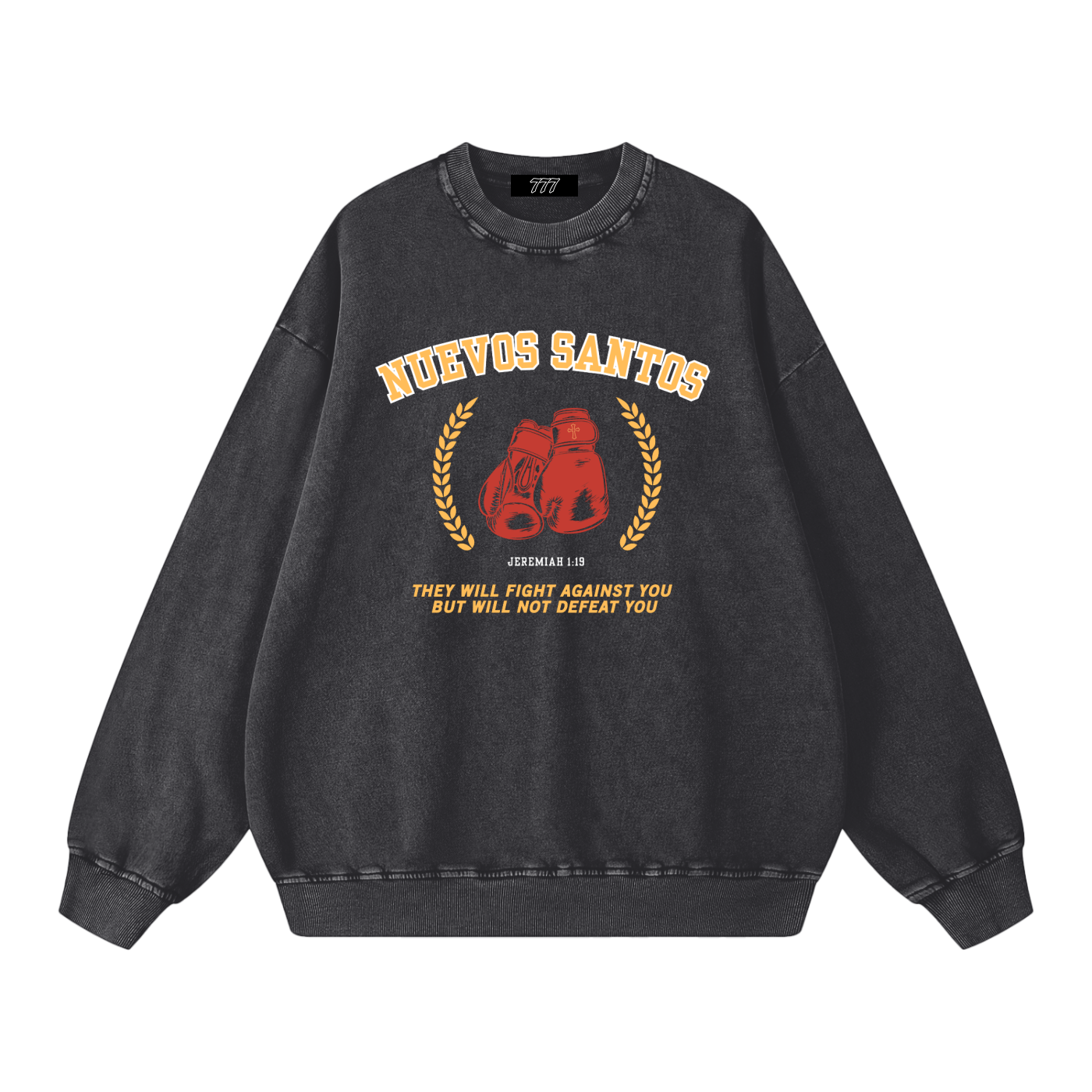 NUEVOS SANTOS | Mineral Washed Oversized Sweater