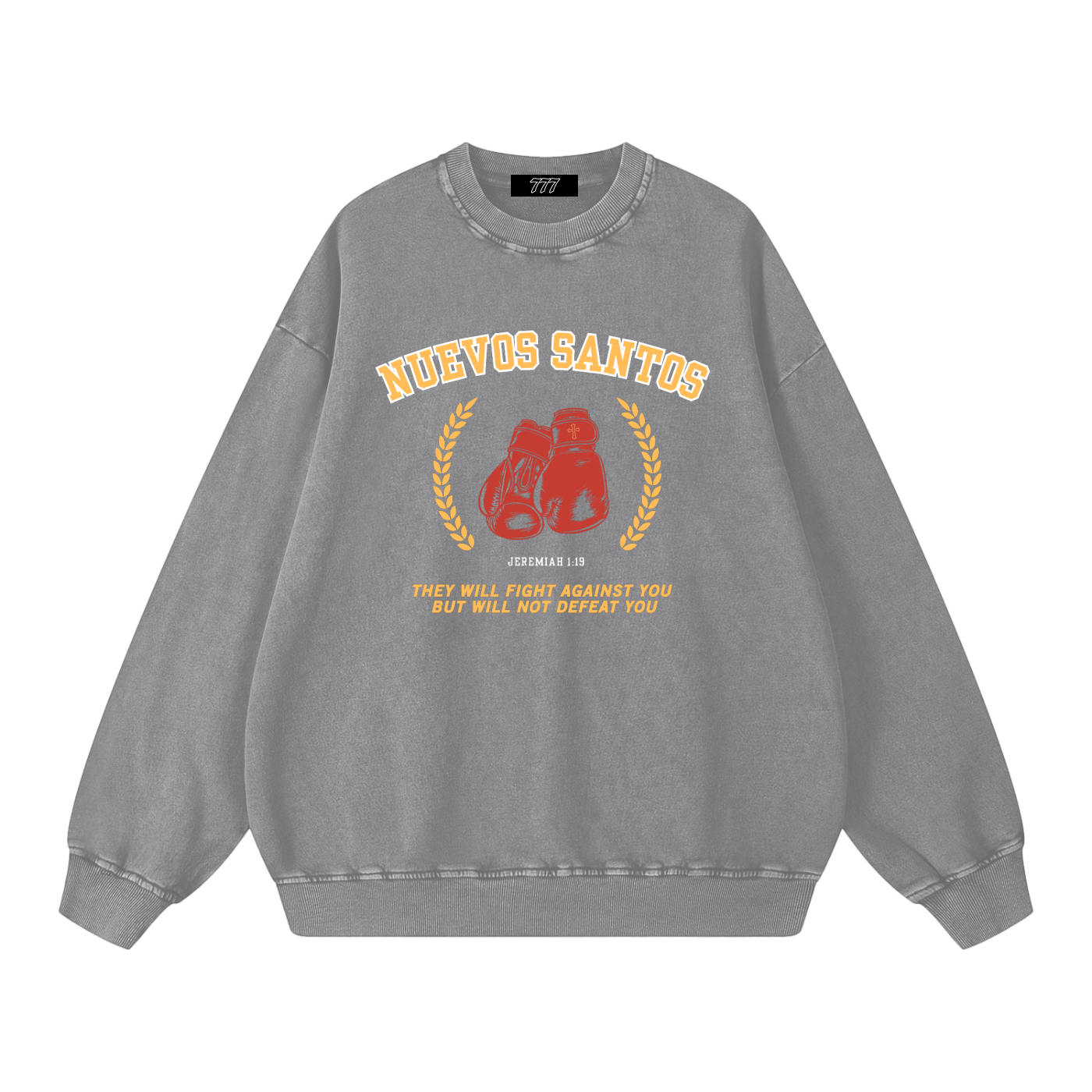 NUEVOS SANTOS | Mineral Washed Oversized Sweater